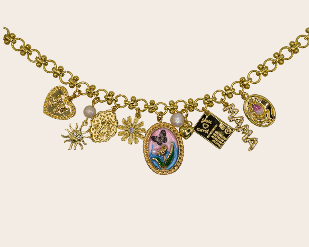 Mama's Bloom Charm Necklace