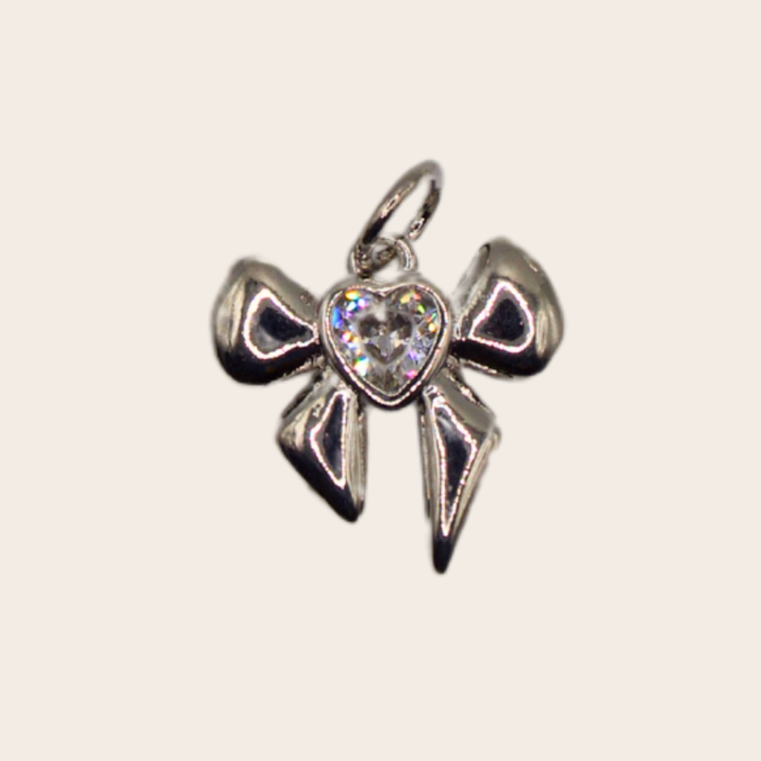 Heartfelt Bow Silver