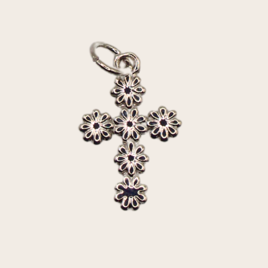 Daisy Cross Silver