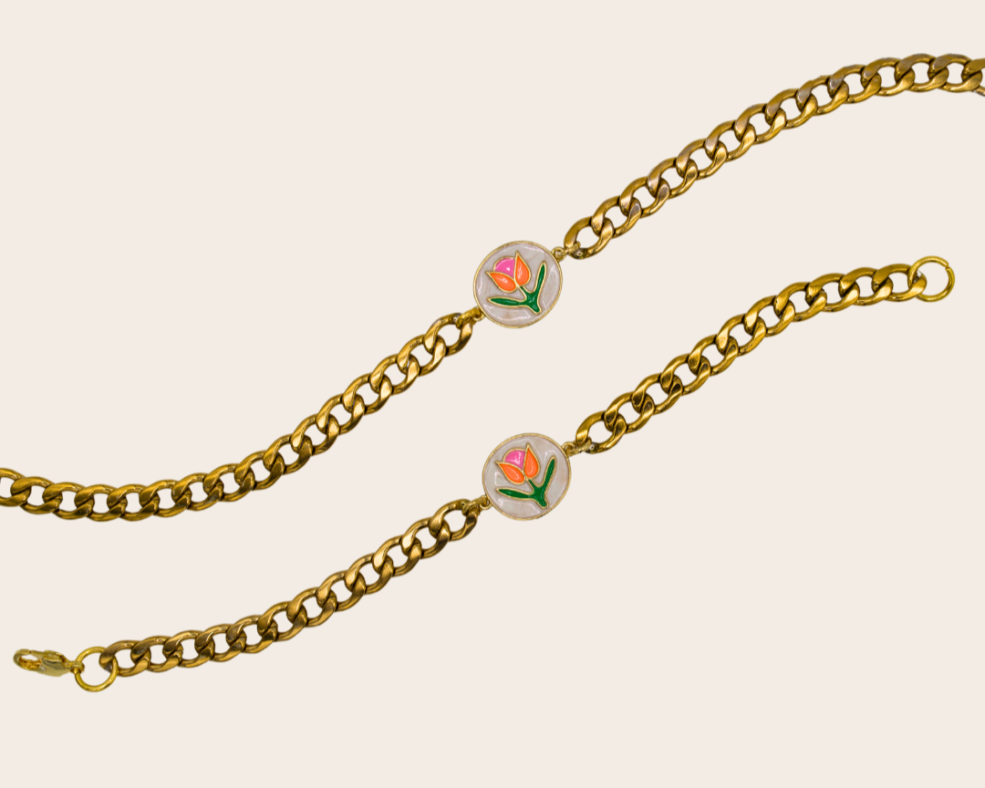 Tulip Charm Necklace