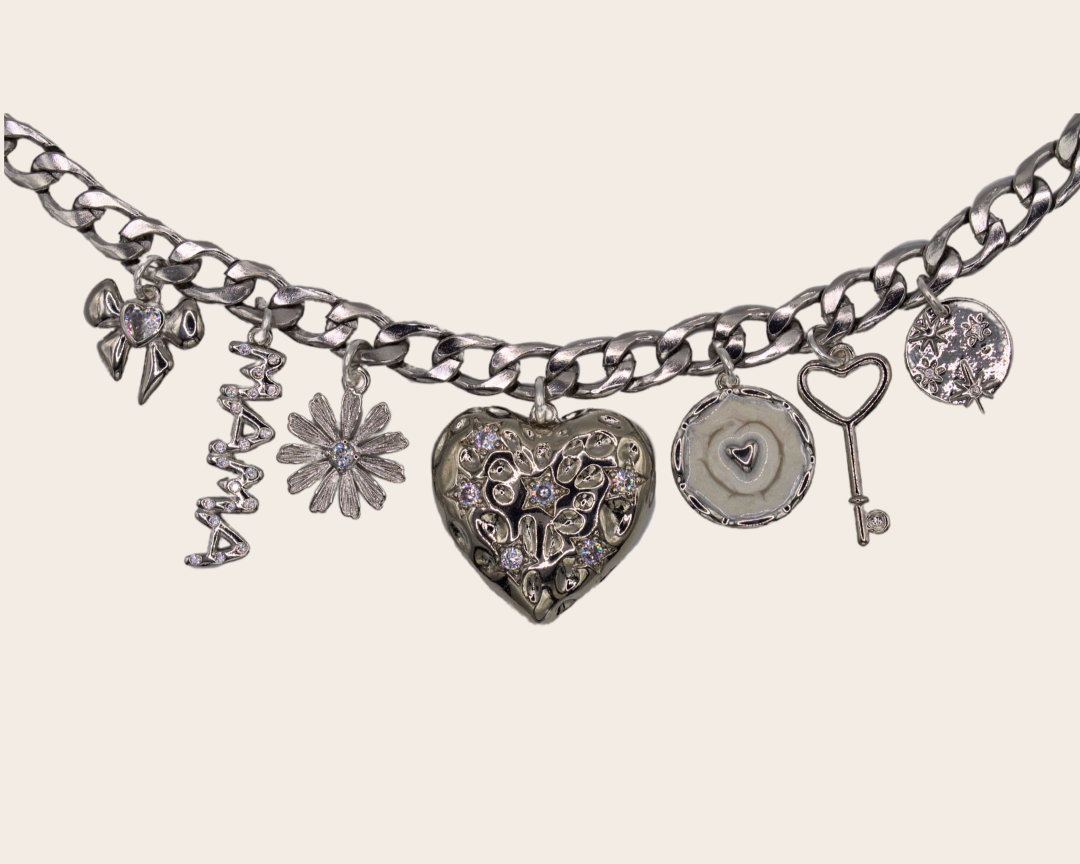 Heart of Mama Charm Necklace
