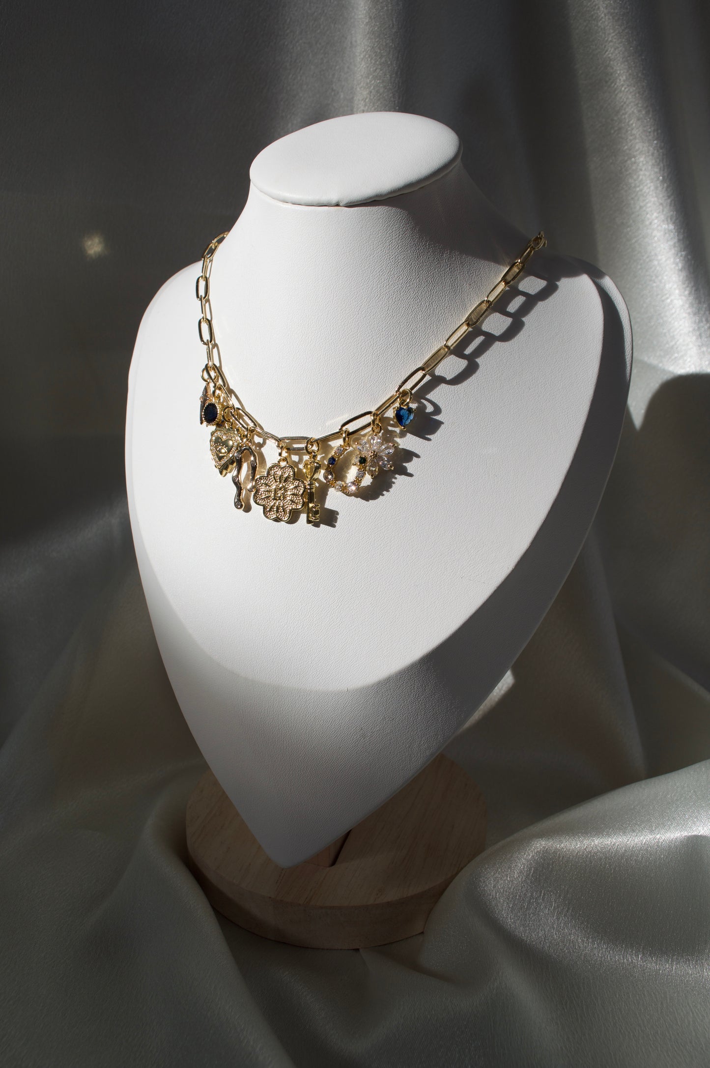 Midnight Luck Charm Necklace