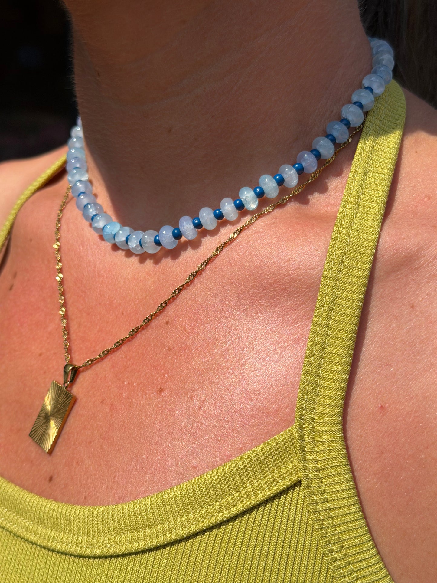 Daisy Bead Edit - Navy & Blue