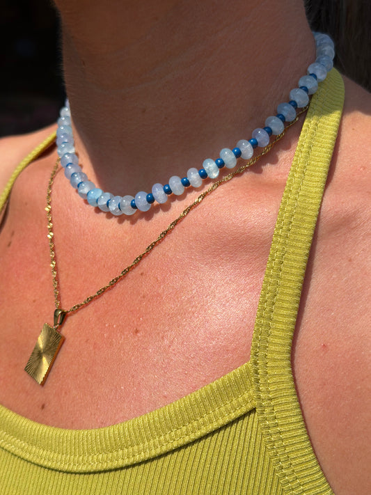 Daisy Bead Edit - Navy & Blue