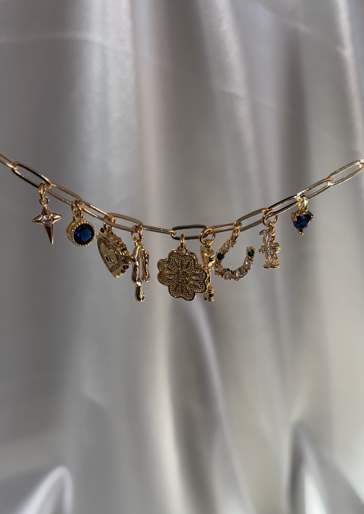 Midnight Luck Charm Necklace