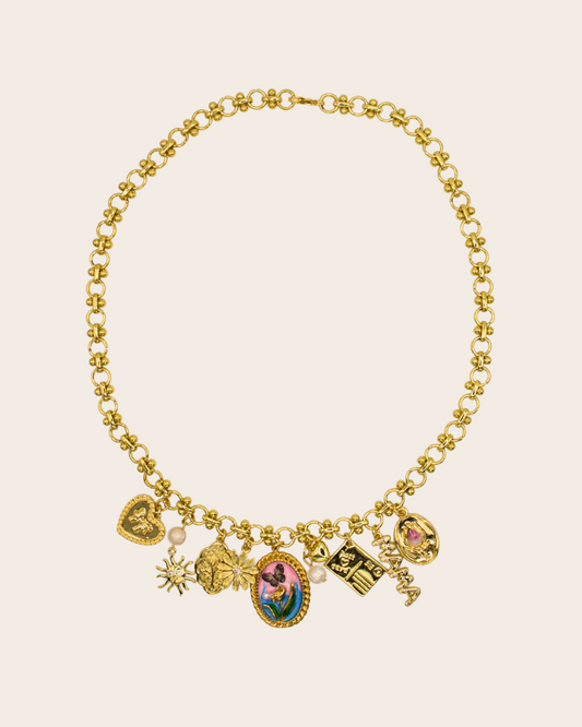 Mama's Bloom Charm Necklace